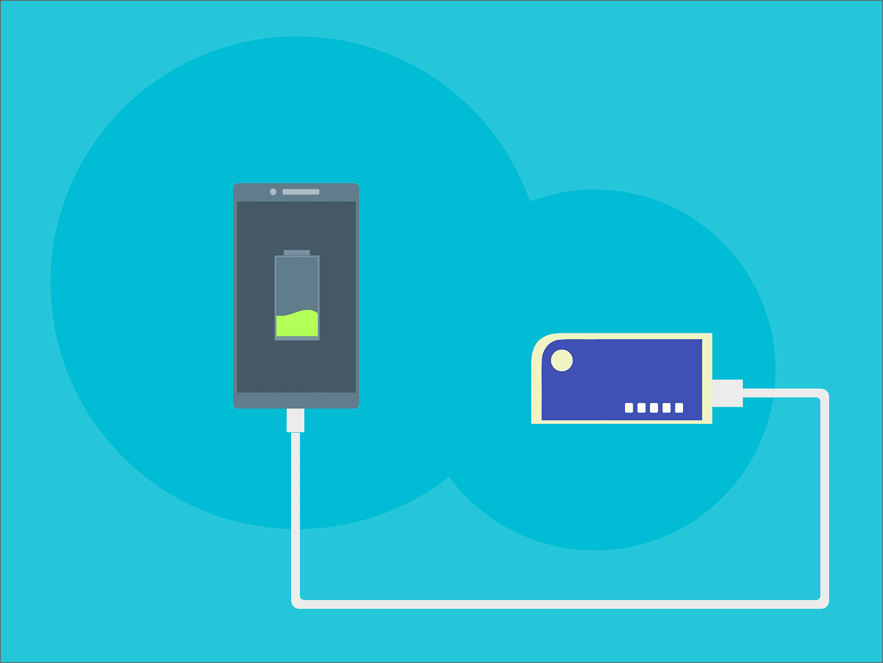 Batteries externes à charge rapide